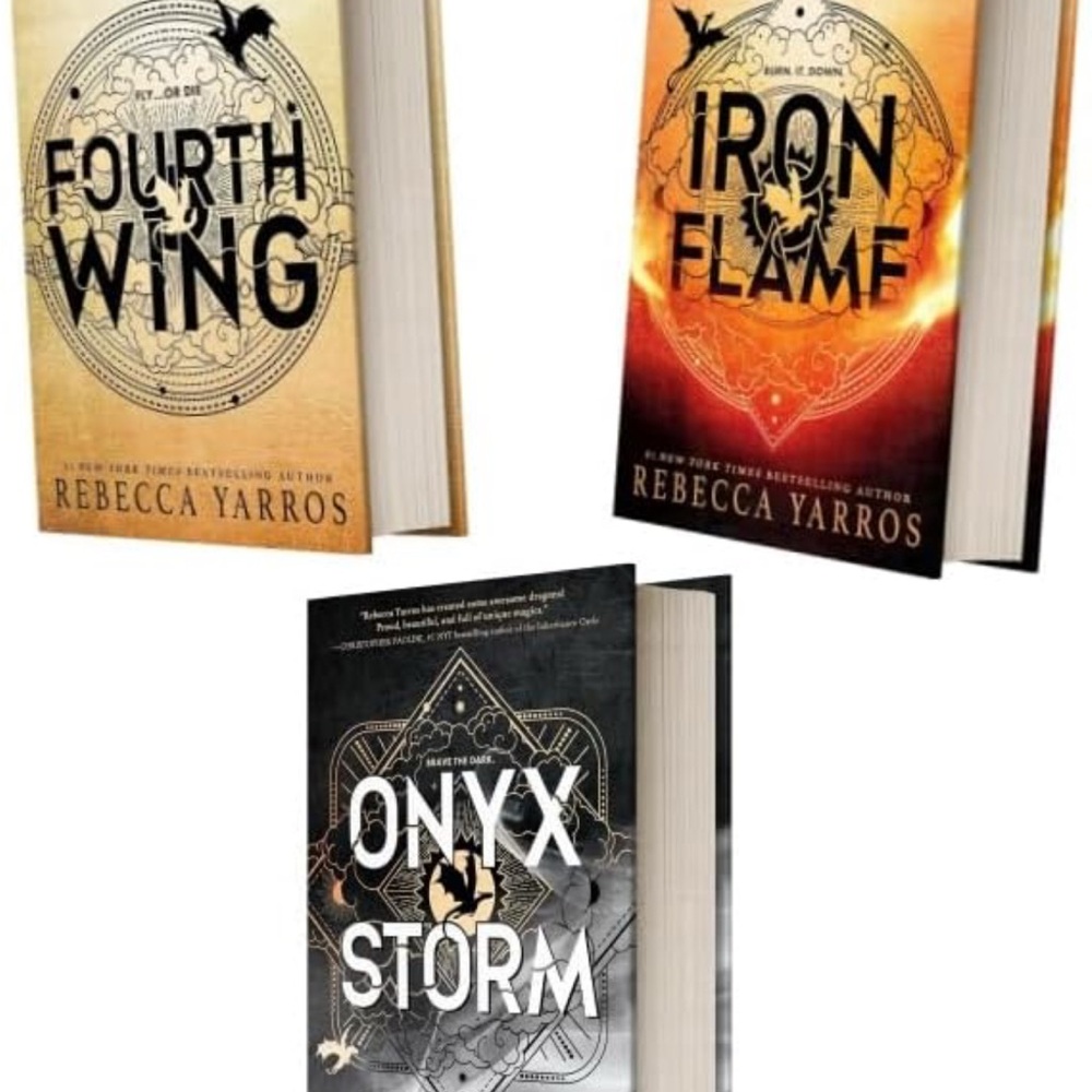 Fourth Wing, Iron Flame, Onyx Storm Book Set